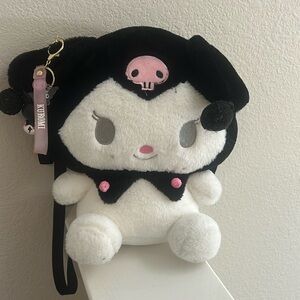 Kuromi plush Sanrio backpack